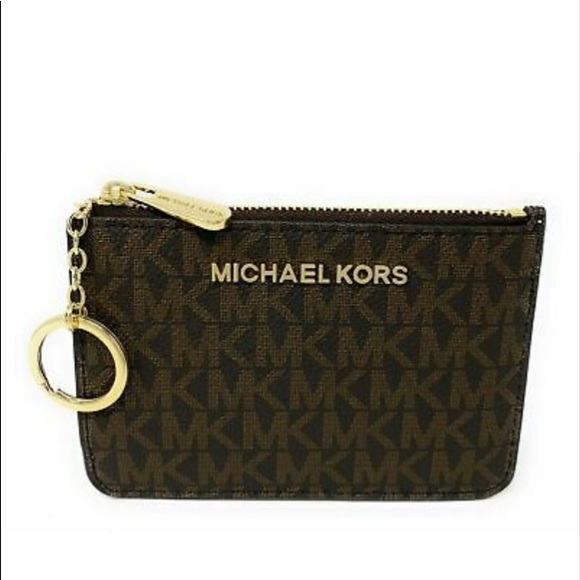SOLD! Michael Kors Jet Set Travel Leather CoinPouch w/ID - Picture 4 of 5